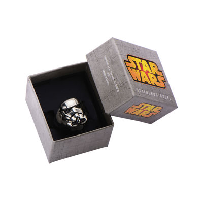 Star Wars® Stormtrooper Mens Stainless Steel Ring