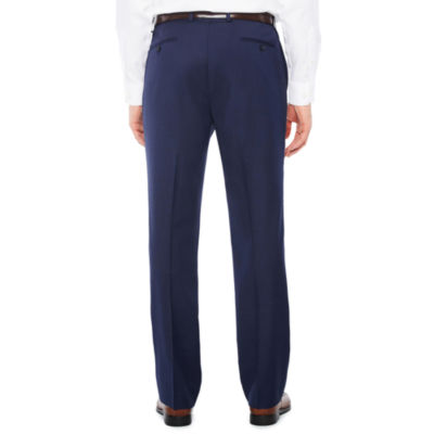 Claiborne Navy Texture Classic Fit Suit Pants