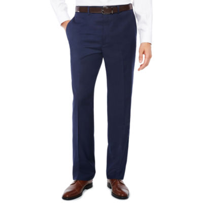 Claiborne Navy Texture Classic Fit Suit Pants