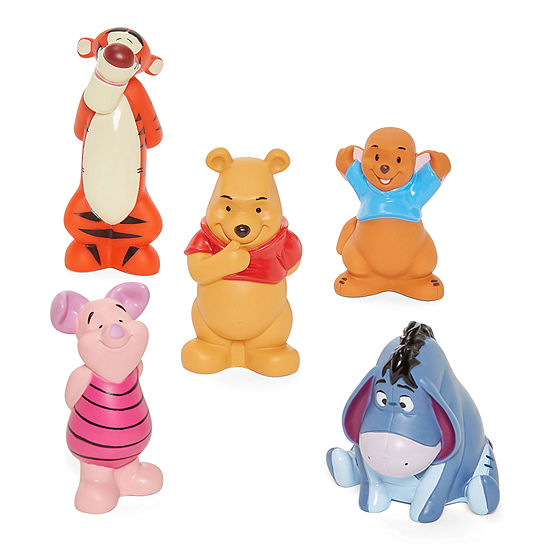 Disney Collection 5 Pk Winnie The Pooh Bath Play Set