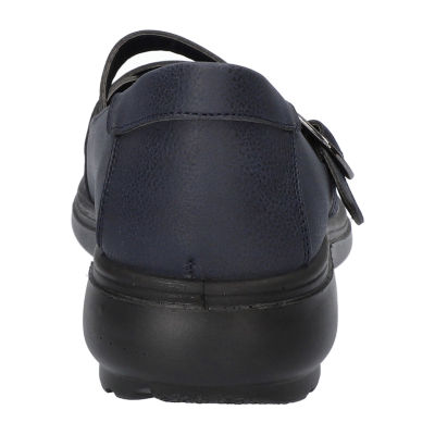 Easy Street Wise Womens Round Mary Jane Shoes