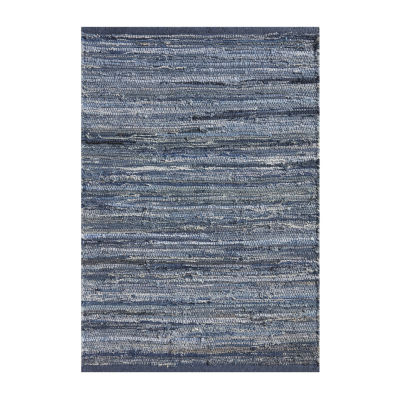 Loloi Denim Rectangular Accent Indoor Rug, Color Blue JCPenney