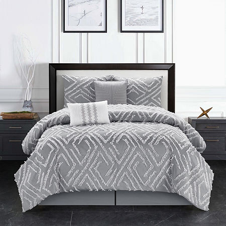 Stratford Park Lilith 5-pc. Complete Bedding Set with Sheets, One Size, Gray