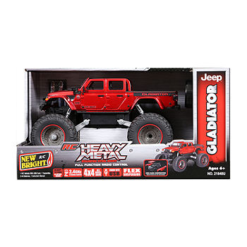 New Bright 1:18 R/C 4x4 Heavy Metal Jeep Gladiator - Red - JCPenney
