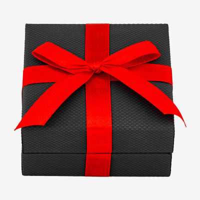 Diamonart Womens Cubic Zirconia Sterling Silver Heart 3 Pair Earring Set