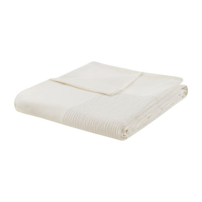 N Natori Hanae Cotton Blend Yarn Dyed 3 Piece Duvet Cover Set