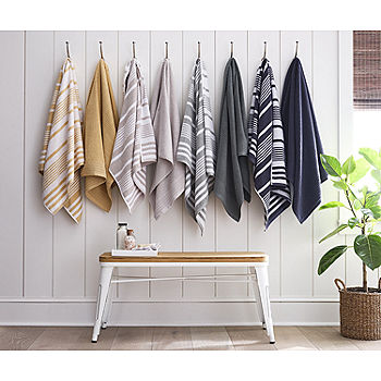 Linden Street Performance Antimicrobial Treated Solid Bath Towel - JCPenney