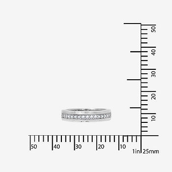 Personalized Mens 6mm Comfort Fit Domed Sterling Silver Wedding