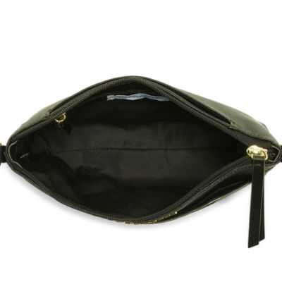 Liz Claiborne Lola Crossbody Bag, Color: Black - JCPenney