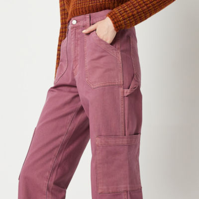 Arizona Womens High Rise Flare Corduroy Pant - Juniors, Color: Brown -  JCPenney