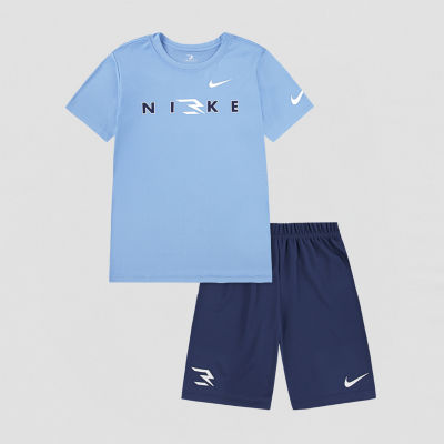 Nike 3BRAND by Russell Wilson Big Kid Boys 2-pc. Short Set