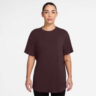 Nike Womens Crew Neck Short Sleeve Quick Dry Active T-Shirt