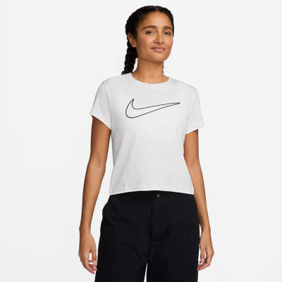 Nike Womens Crew Neck Short Sleeve Active T-Shirt