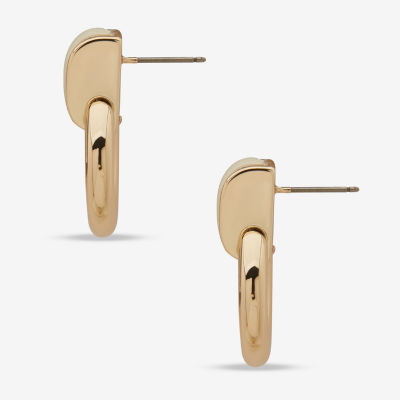 Worthington Gold Tone Womens Drop Earrings