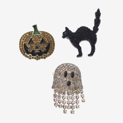 Bijoux Bar Halloween Cat Ghost Pumpkin Pin