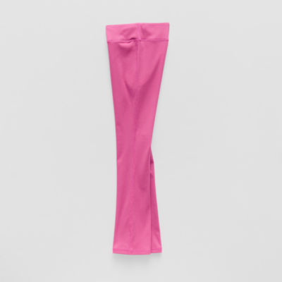 Xersion Ribbed Little & Big Kid Girls Quick Dry High Rise 26 1/2" Active Flare Full Length Leggings