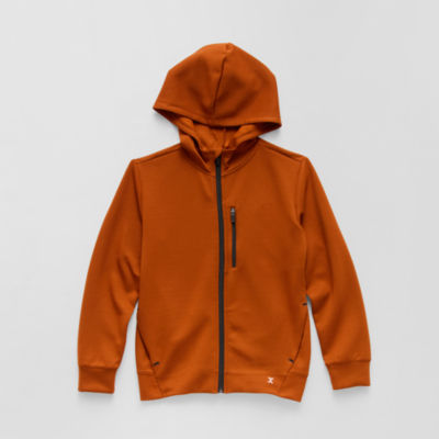 Xersion Double Knit Fleece Little & Big Kid Boys Long Sleeve Zipper Active Hoodie