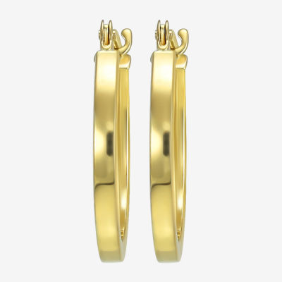 Womens 14K Gold Hoop Earrings