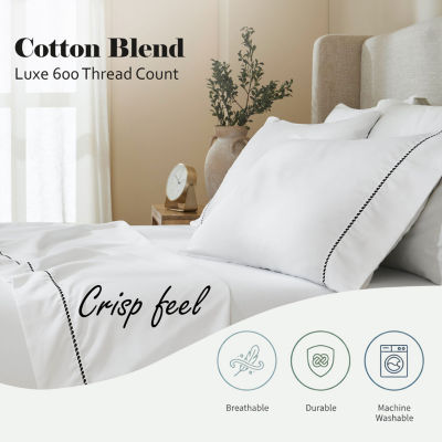 SUPERIOR® Imperia Dash Stitch 600tc Sheet Set