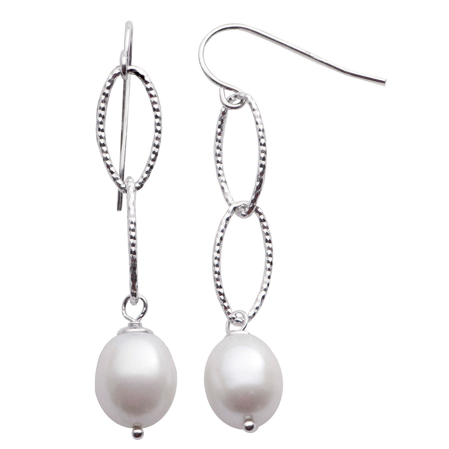 8.5-9Mm Cultured Freshwater Pearl Sterling Silver Earrings - JCPenney