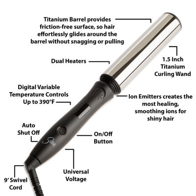 Sultra After Hours inch Titanium Clipless Styling Wand