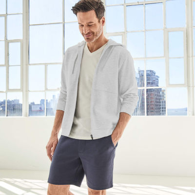 Stylus Mens Full Zip Long Sleeve Fleece Hoodie