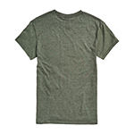 Peanuts Mens Crew Neck Short Sleeve Classic Fit Graphic T-Shirt