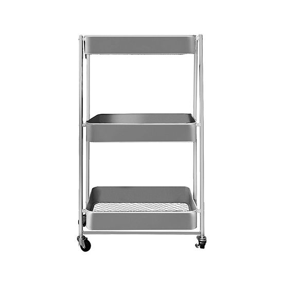 Rethink Your Room Back To College Gray Utility Cart
