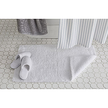 Organic Cotton Bath Mat in Tabac/Noir – The Primary Essentials