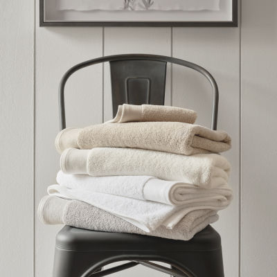 Linden Street Linen Border Bath Towel JCPenney