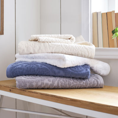 Linden Street Organic Cotton Sculpted Bath Towel JCPenney