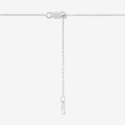Womens Lab Created Blue Sapphire Sterling Silver Evil Eye 18 Inch Pendant Necklace