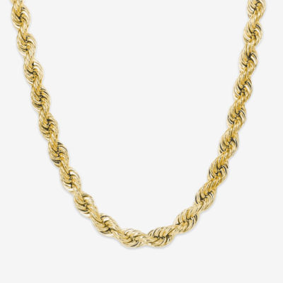 Stainless Steel 24 Inch Solid Rope Chain Necklace