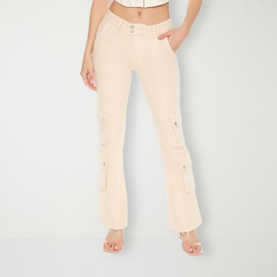 Forever 21 Cargo Womens Mid Rise Bootcut Pant-Juniors