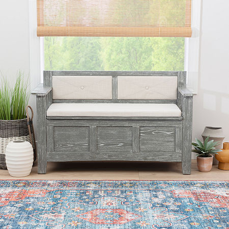 Duncan Storage Bench, One Size, Gray