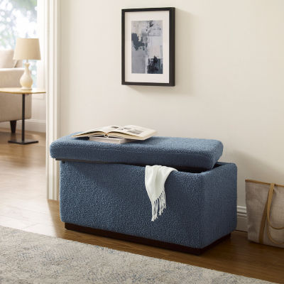 Berlinda Sherpa Rectangular Storage Ottoman