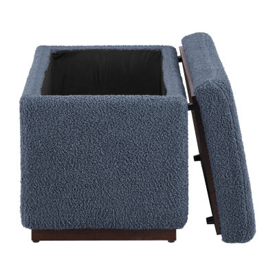 Berlinda Sherpa Rectangular Storage Ottoman