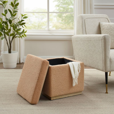 Berlinda Sherpa Cube Storage Ottoman