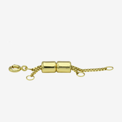 Silver Reflections Womens 14K Gold Over Brass Necklace Extender