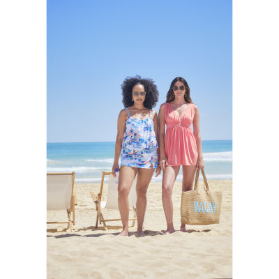 Mixit Straw Vacay Tote Bag
