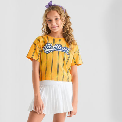 Xersion Little & Big Girls Crew Neck Short Sleeve T-Shirt