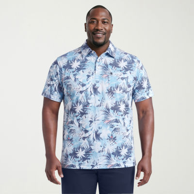 IZOD Sunshield Performance Big and Tall Mens Classic Fit Short Sleeve Polo Shirt