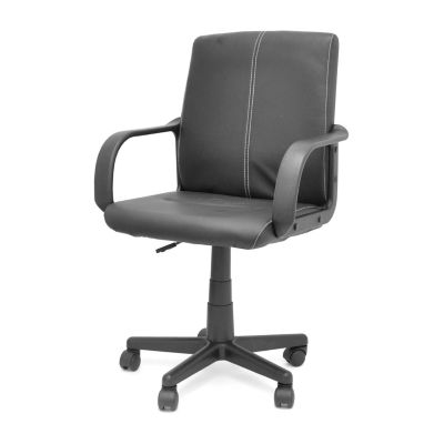 Urban shop rolling online linen swivel office chair