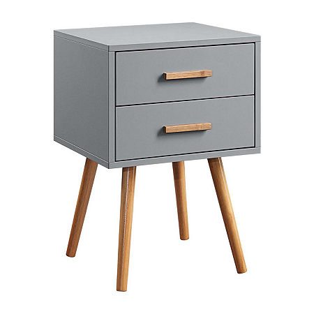 Oslo Living Room Collection Storage 2-Drawer, One Size, Gray