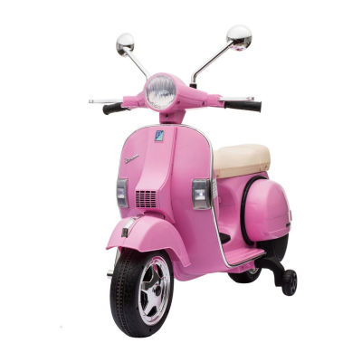 Vespa Scooter Pink Ride-On Car
