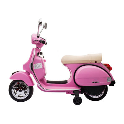 Vespa Scooter Pink Ride-On Car