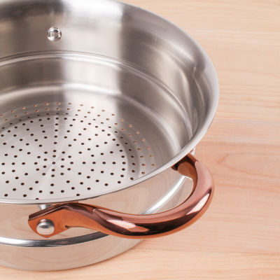 Meyer Accent Series Stainless Steel Steamer Insert, 5-Quart