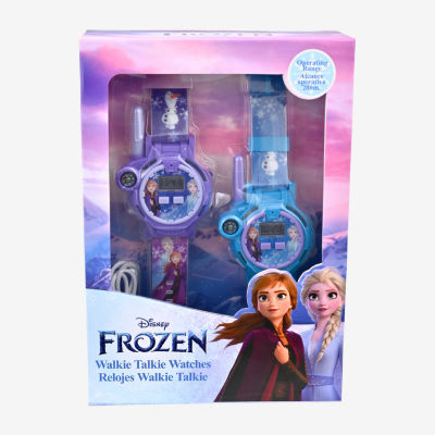 Disney Collection Frozen Girls Multi-Function Multicolor 2-pc. Watch Boxed Set Fzn45158jc