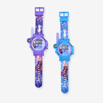 Disney Collection Frozen Girls Multi-Function Multicolor 2-pc. Watch Boxed Set Fzn45158jc