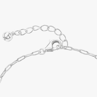 Disney Collection Sterling Silver Flower Lilo & Stitch Stitch Bolo Bracelet